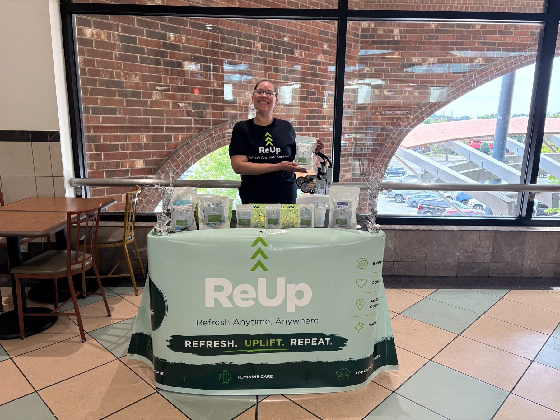 ReUp booth at a community event